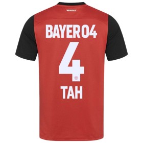 Bayer 04 Leverkusen Jonathan Tah 4 Thuisshirt 2024-25